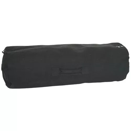 GI Style 21 X 36 Zippered Duffle Bag - Black