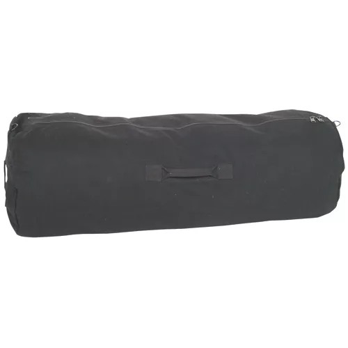 GI Style 25 X 42 Zippered Duffle Bag - Black