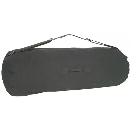 GI Style 30 X 50 Zippered Duffle Bag - Black