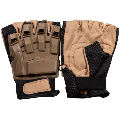 Half Finger Tactical Engagement Glove - Coyote XL