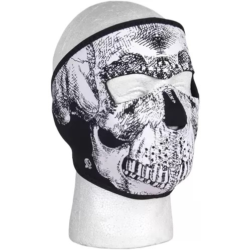 Neoprene Thermal Face Mask - Skulls