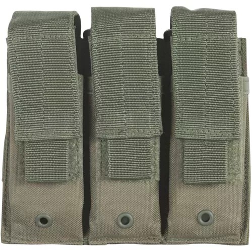 Triple Pistol Mag Pouch - Olive Drab