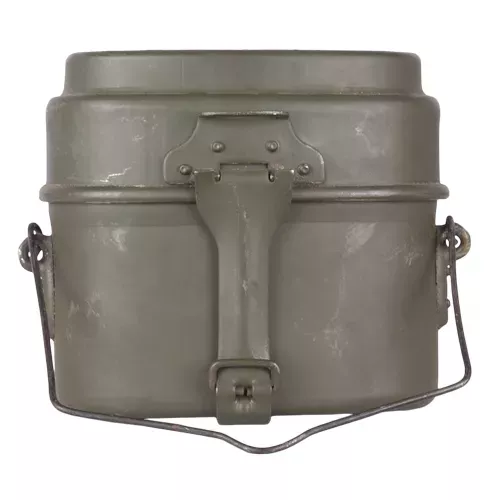 Hungarian Army 2 -Pc Mess Kit Used - Olive Drab        