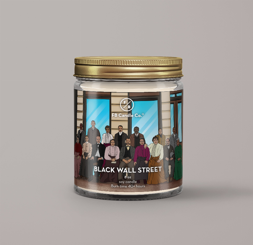 Black Wall Street Candle
