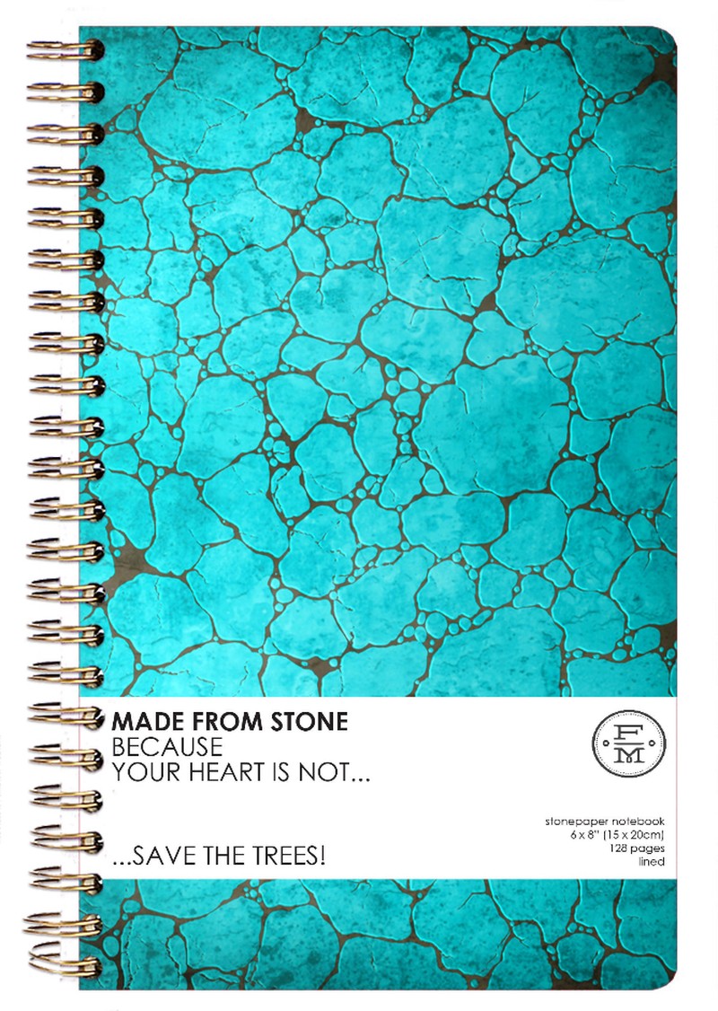 Stonepaper Notebook - Turquoise Stone