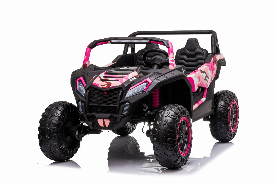 24V 4x4 Freddo Toys Dune Buggy 2 Seater Ride on - Cammo Pink