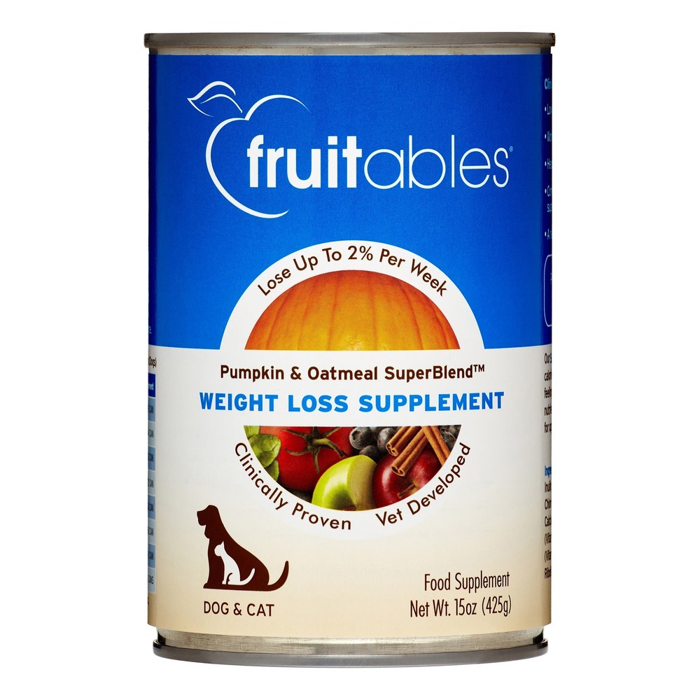 Fruitables Pumpkin/Oatmeal Blend, Dog Weight Loss (12x15 Oz)