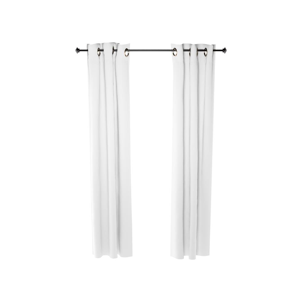 Furinno Collins Blackout Curtain 42x84 in. 2 Panels, White