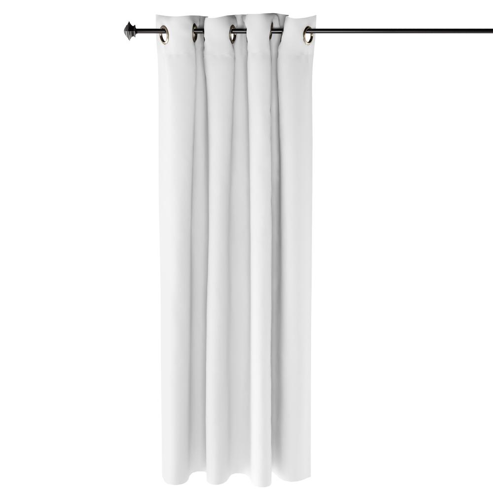 Furinno Collins Blackout Curtain 52x63 in. 2 Panels, White