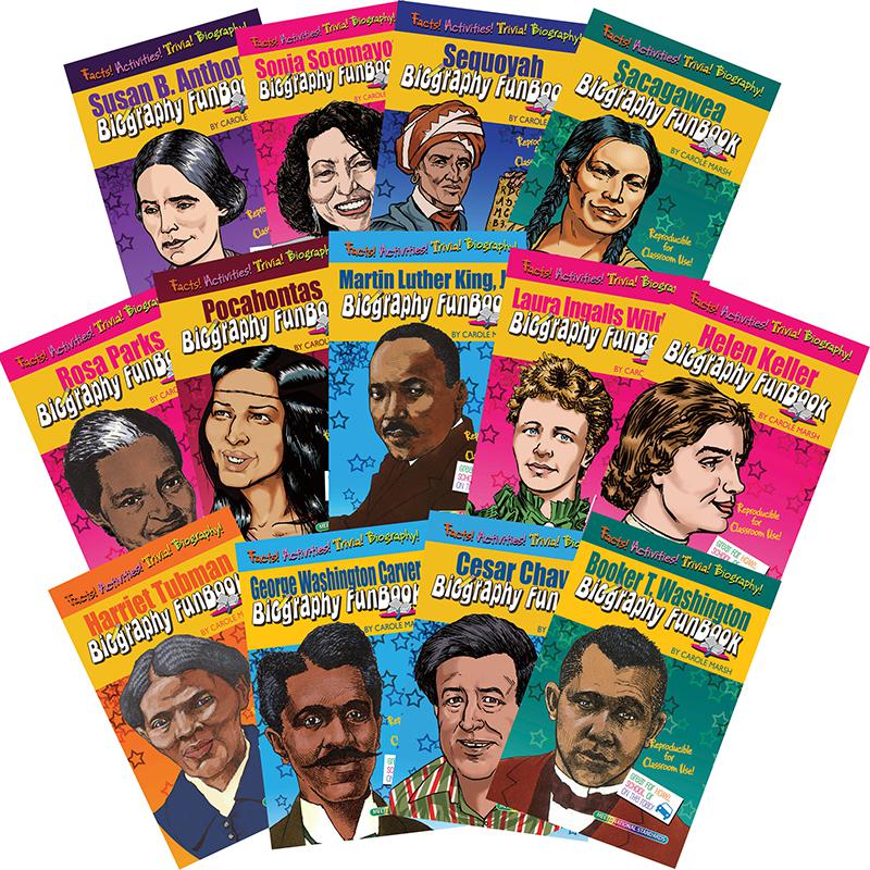 Biography Funbooks Women &, Minorities Who Shaped Our Nation