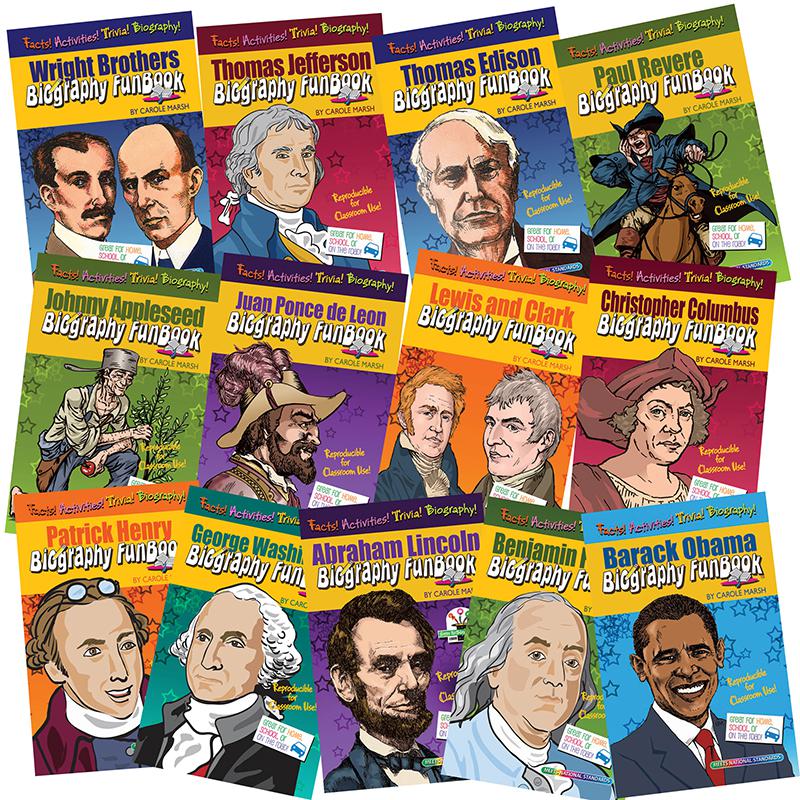 Biography Funbooks Presidents, Inventors & Explorers