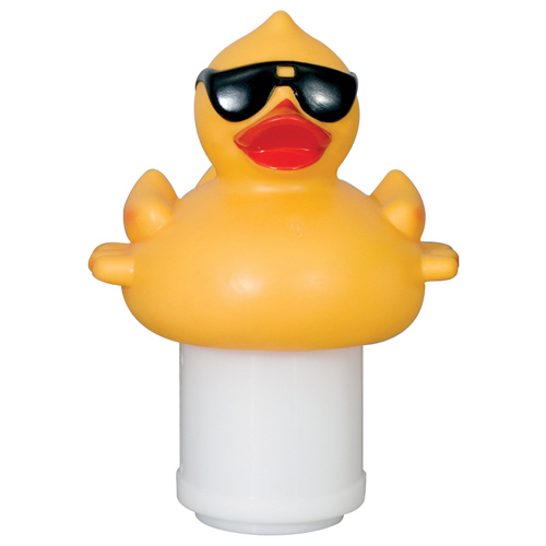 Chemical Feeder, Floating, Cool Rubber Duck, Pool Feeder, 3"Tabs