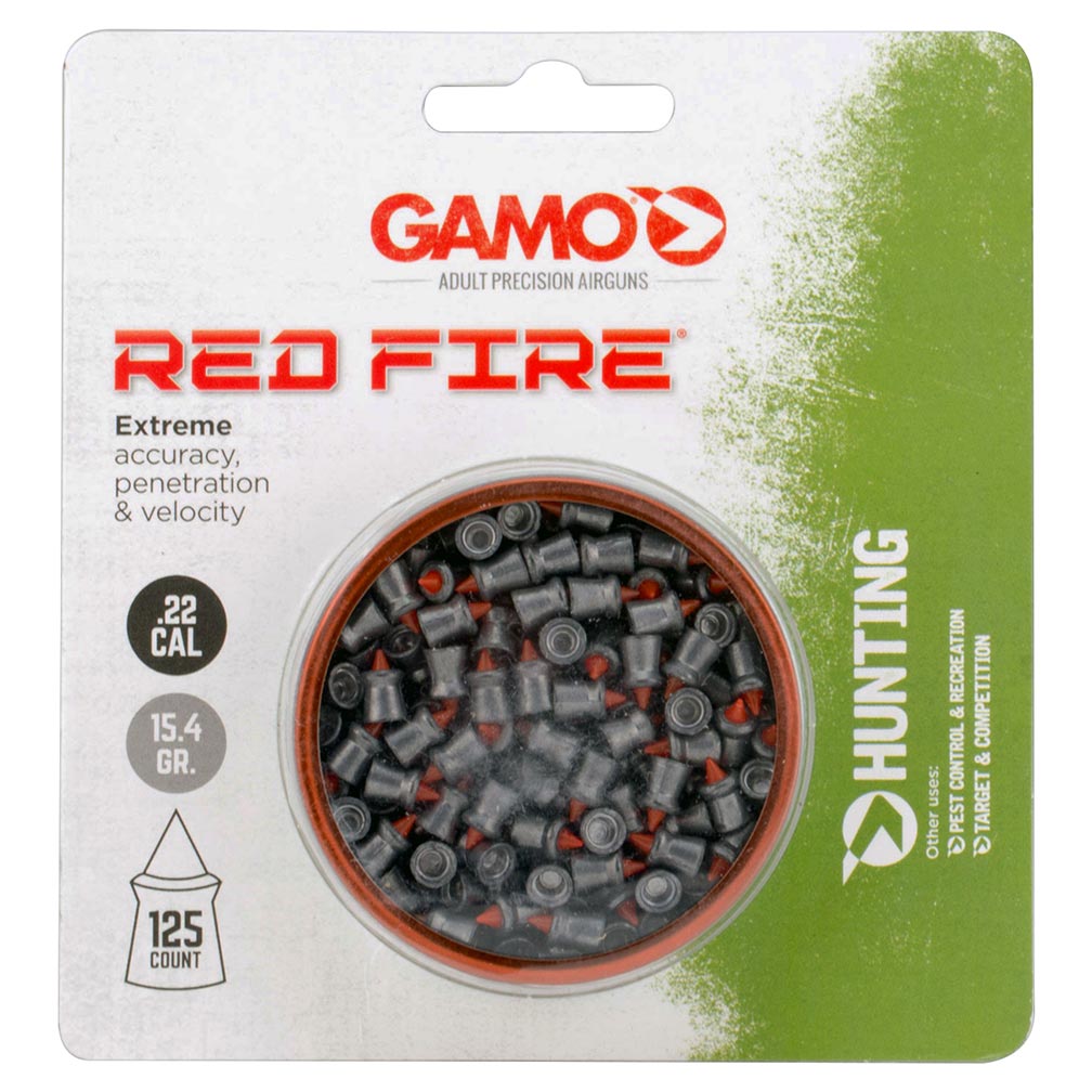 Gamo .22cal "Red Fire" Pellets - 15.4 Grain (125 Count)