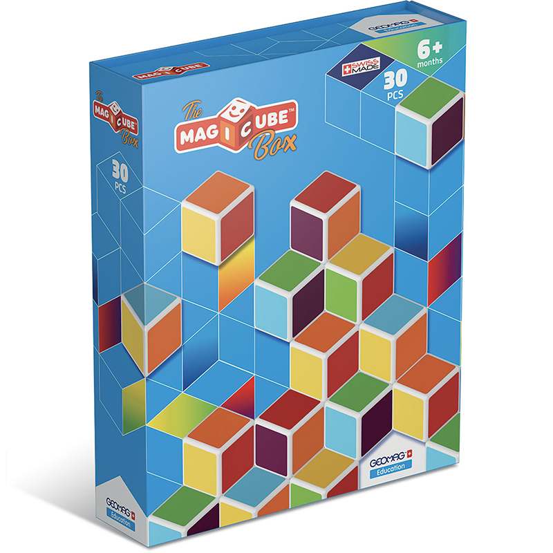 Magicube 30 Piece Multicolored Free Building Set
