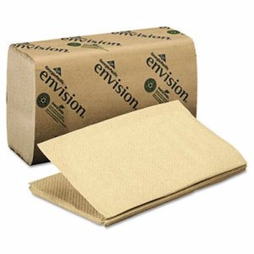 1 Fold Paper Towel, 10 1/4 x 9 1/4, Brown, 250/Pack, 16 Packs/Case