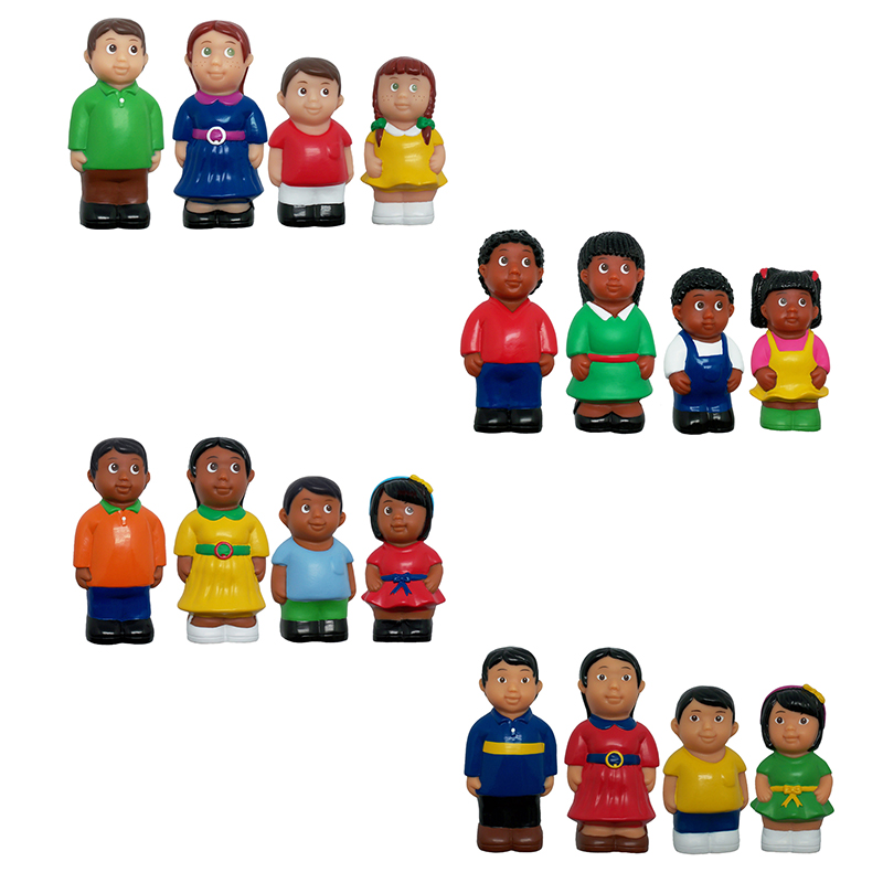 Multicultural Family 4 St Complete, Figures