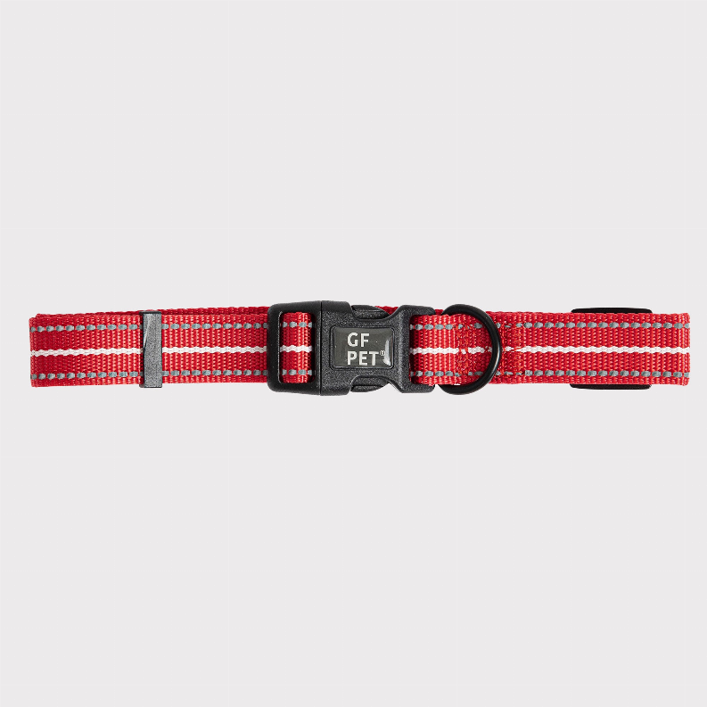 GF Pet  Reflective Collar Small Red