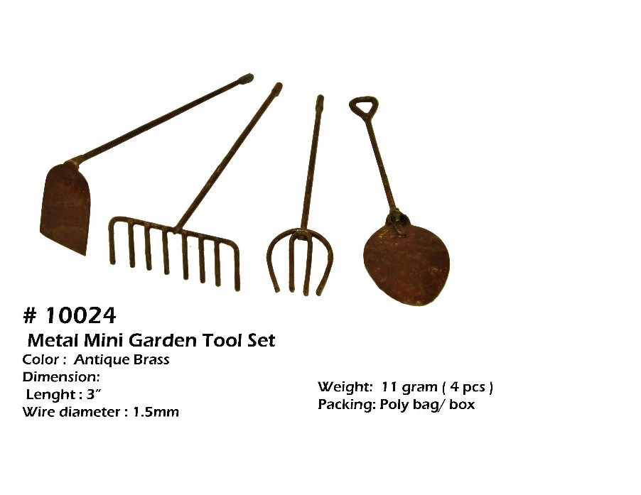 Fairy Garden Miniature Tools (Set)