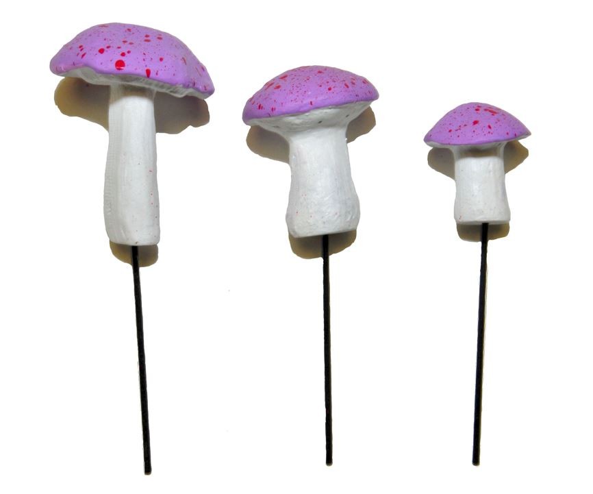 Garden Miniature Mushrooms - Purple