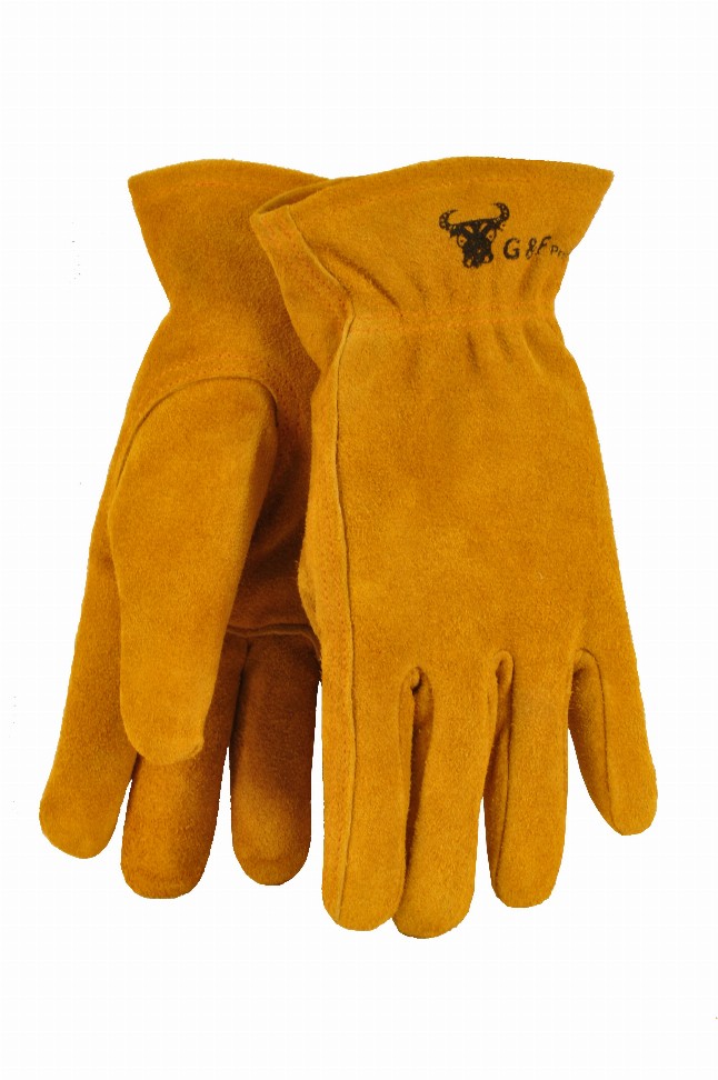 JustForKids Kids Genuine Leather Work Gloves