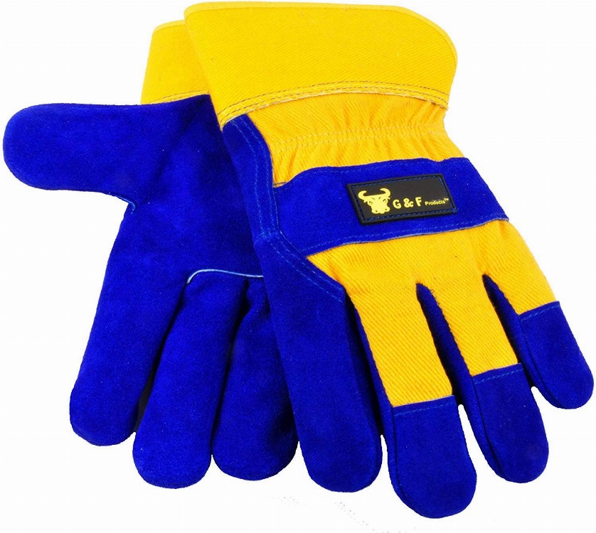 Premium Cowhide Leather Palm Work Gloves