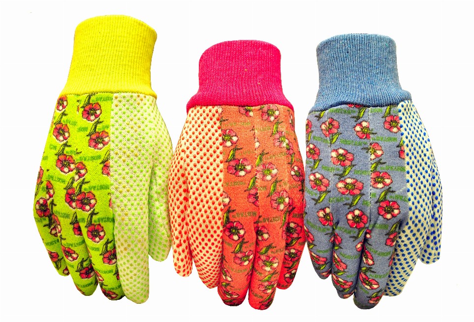 Women Soft Jersey Garden Gloves