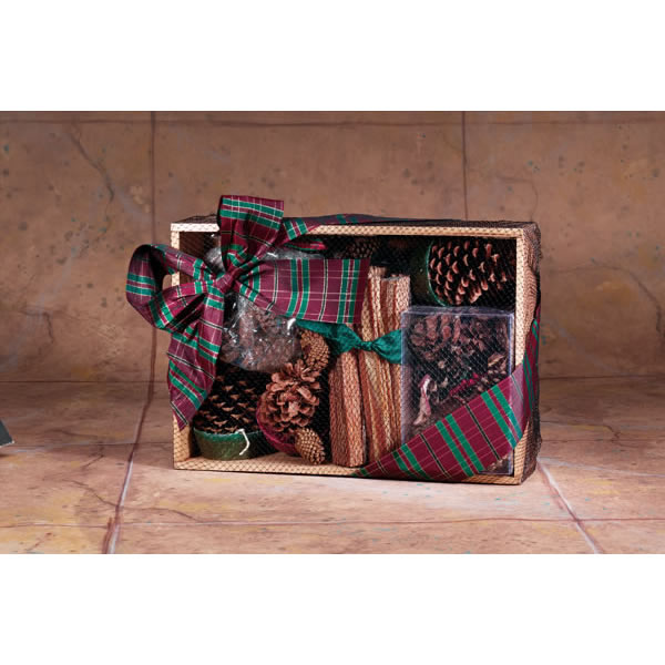 Fire Starter Oak Crate With Color Cones - 10294