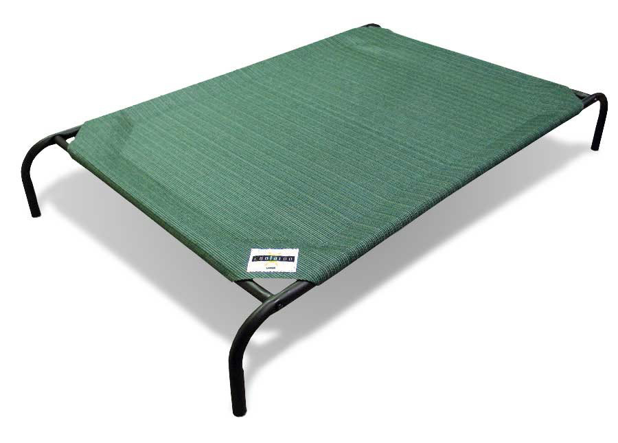 PET BED SMALL (2'3" x 1'8") BR/GREEN