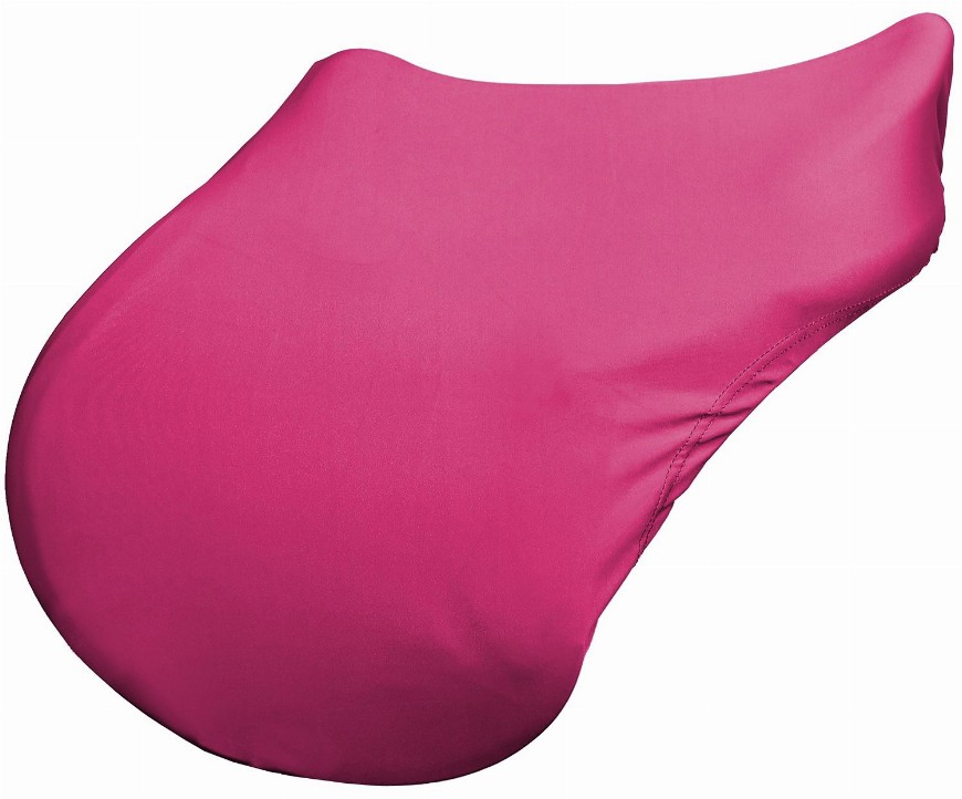 Gatsby 100% Lycra English Saddle Cover Standard Hot Pink