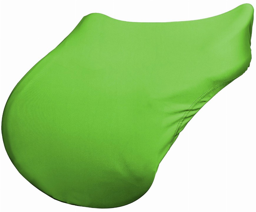 Gatsby 100% Lycra English Saddle Cover Standard Lime Green