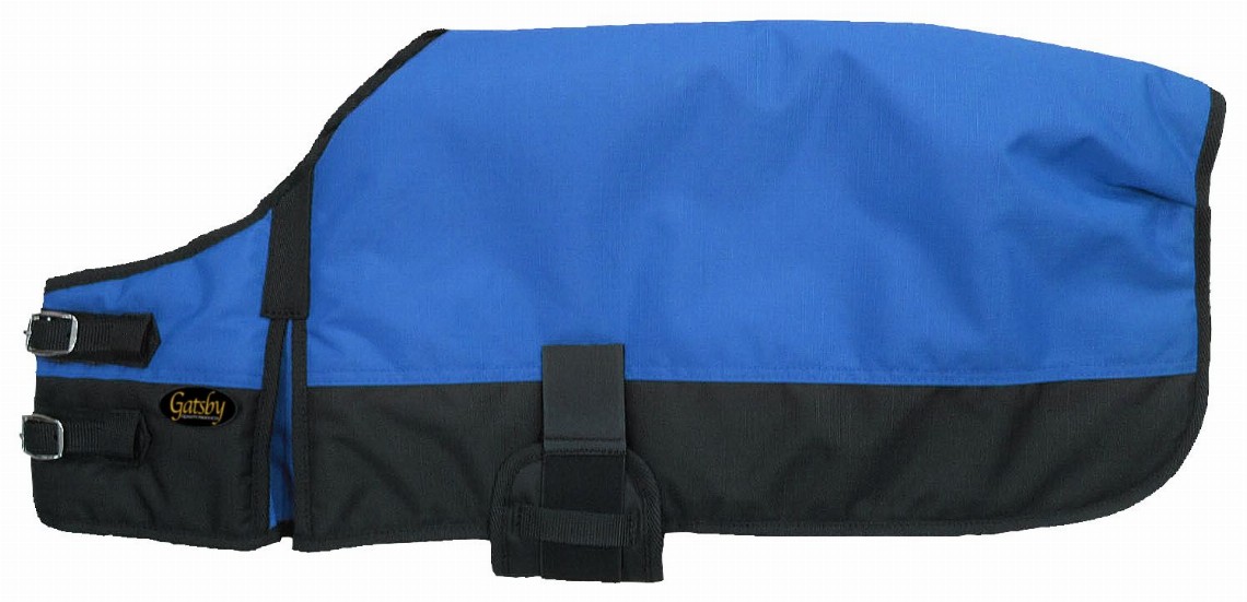 Gatsby 600D Ripstop Waterproof Dog Blanket Large R. Blue / Black