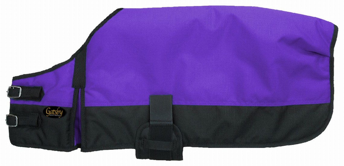 Gatsby 600D Ripstop Waterproof Dog Blanket Large Purple / Black