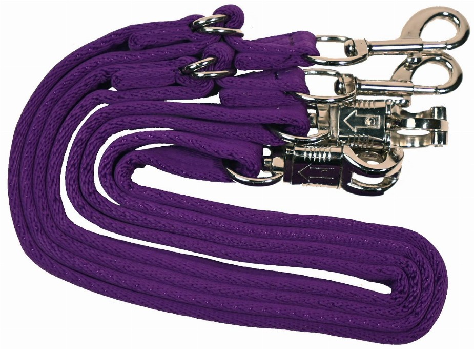 Gatsby Cushion Cross Ties One Size Purple