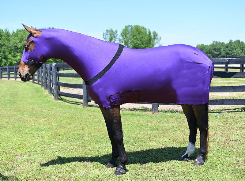 Gatsby Full Body Slicker With Zipper X-Large (1400-1600lbs) Purple
