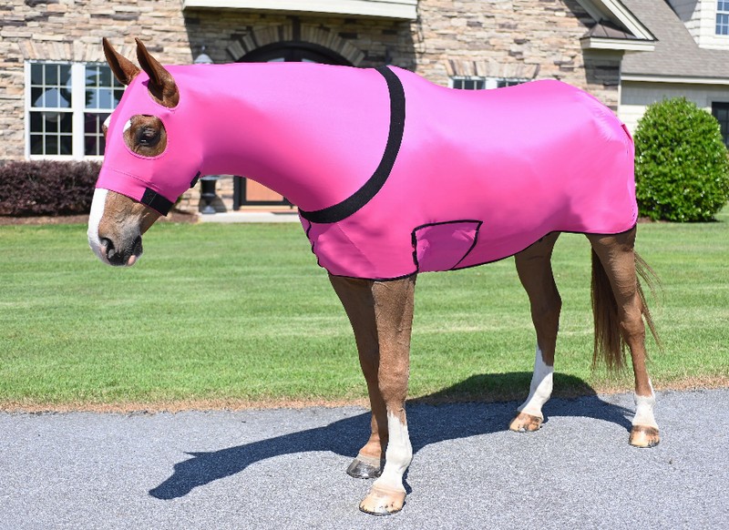 Gatsby Full Body Slicker With Zipper Large (1100-1400lbs) Hot Pink