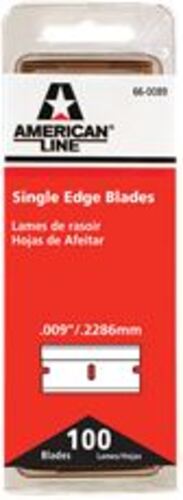 Tt 1In #9 Single Edge Blades 100Pk 