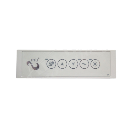 Spaside Control, CG Air Systems, MTI Whirlpool, Rectangle, LED, 5-Button, Variable Blower, Chromatherapy