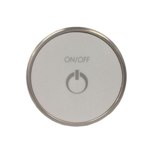 Spaside Control, CG Air, TMS Round, 1-Button, On/Off, Brushed Nickel