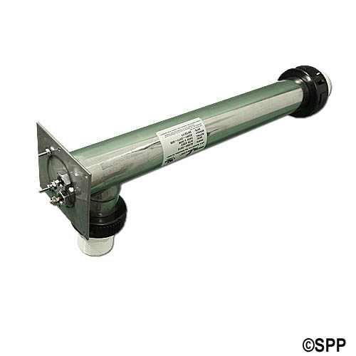Heater Assembly, PDC Spa, 90+, 5.5kW, 230V, 17-1/2"Long, 1-1/2"MPT x 2"MPT Tailpieces