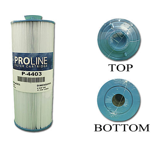 Filter Cartridge, Proline, Diameter: 4-5/8", Length: 11-5/8", Top: Handle, Bottom: 1-3/8" Open, 20 sq ft