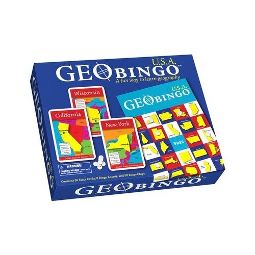 GeoBingo U.SA. Educational Geography Board Game