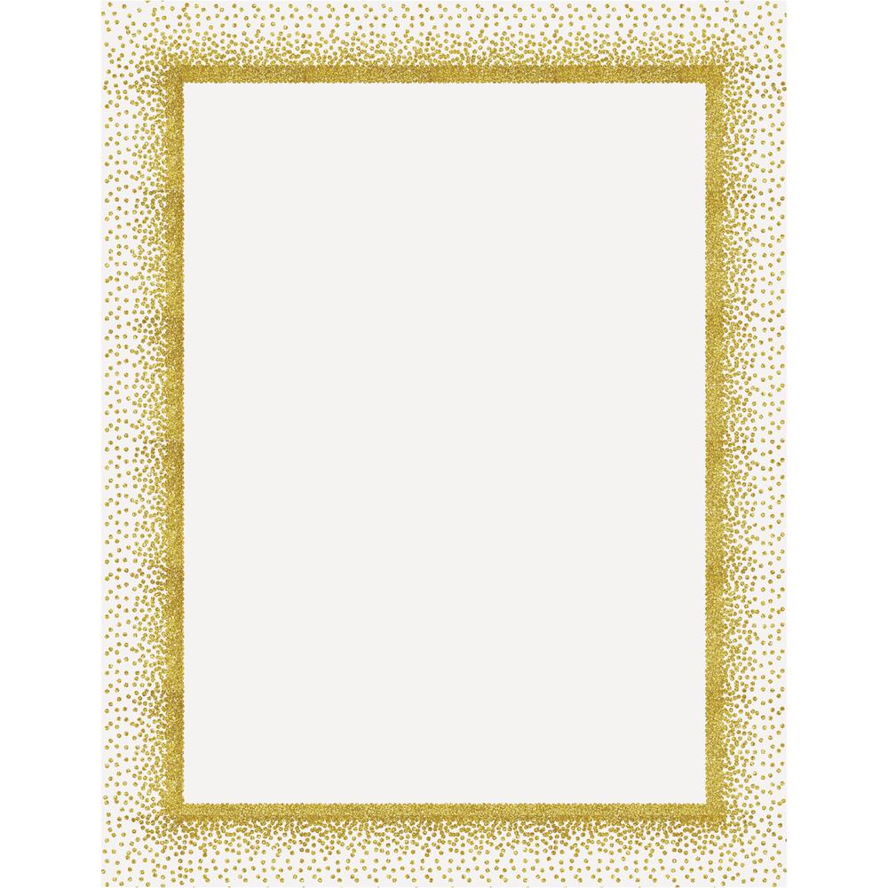 Geographics Confetti Gold Design Poster Board - Fun and Learning, Project, Sign, Display, Art - 28"Height x 22"Width - Confetti 