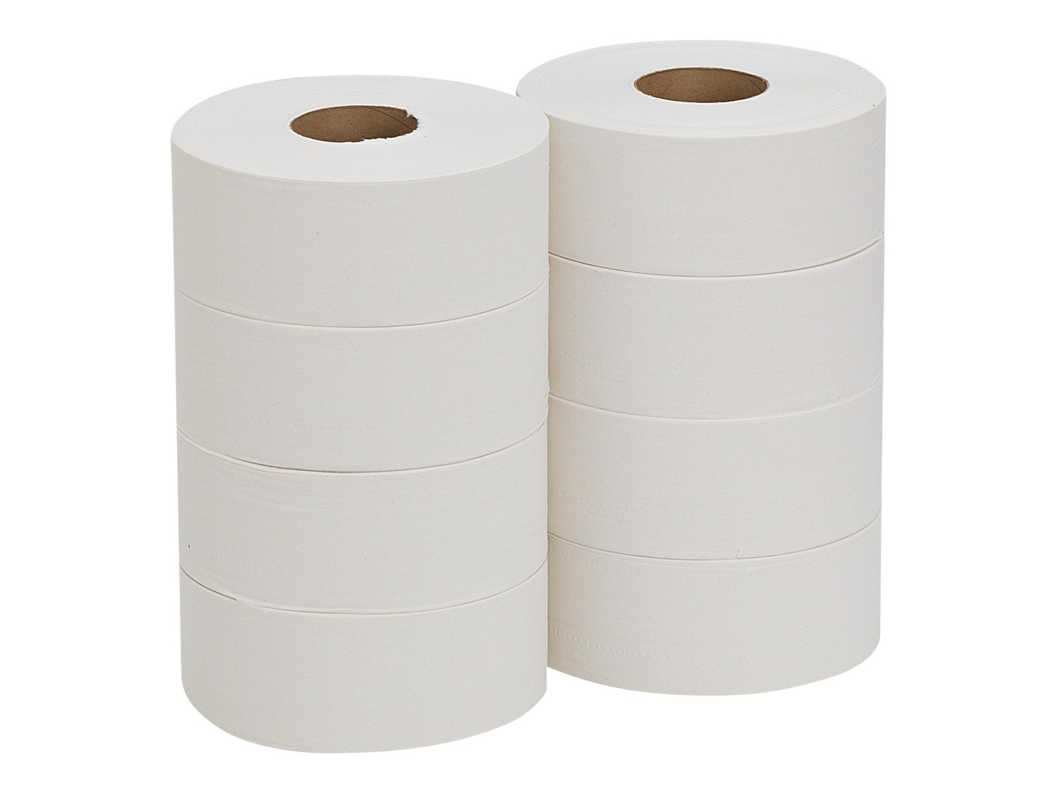 Pacific Blue Basic Jumbo Jr. High-Capacity Toilet Paper - 2 Ply - 3.50" x 1000 ft - White - Fiber - Chlorine-free - For Multipur