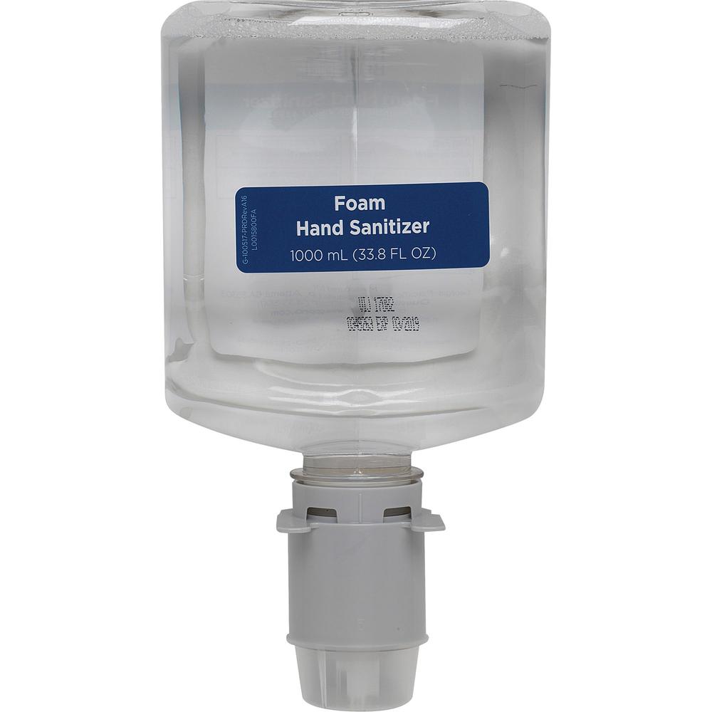 Pacific Blue Ultra Hand Sanitizer Foam Refill - 33.8 fl oz (1000 mL) - Touchless Dispenser - Kill Germs - Hand - Clear - Bio-bas