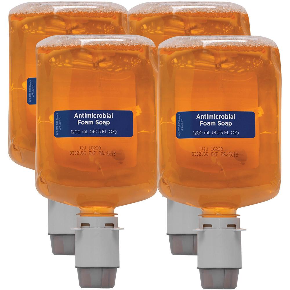 Pacific Blue Ultra Antimicrobial BZK Foam Soap Manual Dispenser Refills - Pacific Citrus Scent - 40.6 fl oz (1200 mL) - Squeeze 