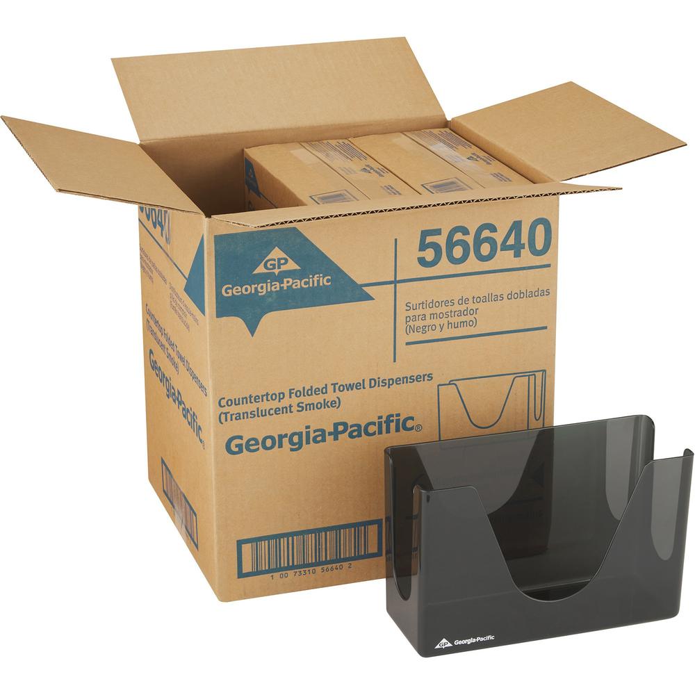 Georgia-Pacific Countertop C-Fold/M-Fold Paper Towel Dispenser - C Fold, Multifold Dispenser - 7" Height x 11" Width x 4.4" Dept