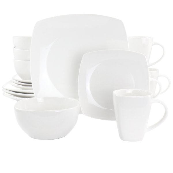 Soho Lounge White 16pc Dinnerware Set