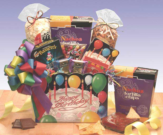 Birthday Gift Baskets - 16x12x8 inHappy Birthday Gift Box