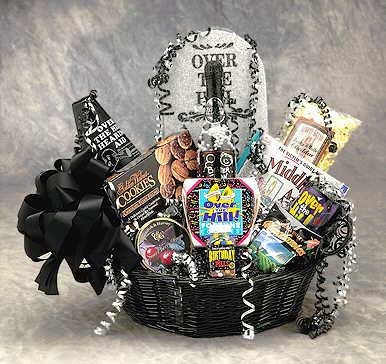 Birthday Gift Baskets - 16x12x8 inOver the Hill Birthday Gift Basket