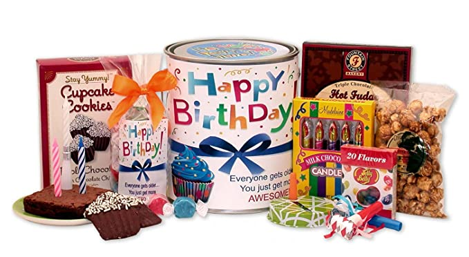 Birthday Gift Baskets - 10x10x10 inHave a Happy Birthday Gift Pail
